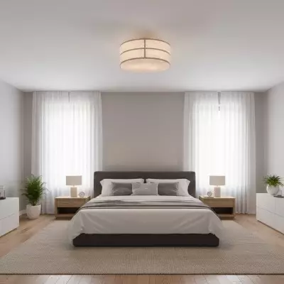 Sophie Japanese Linen Lantern Ceiling Light Sophie Japanese Linen Lantern Ceiling Light