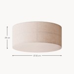 Sophie Japanese Linen Lantern Ceiling Light