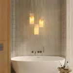 Modern Hand Carved Alabaster Cylinder Pendant Light