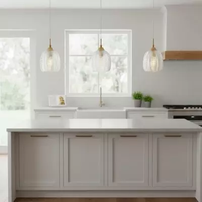 Martyn Modern Satin Textured Glass Pendant Light Martyn Modern Satin Textured Glass Pendant Light