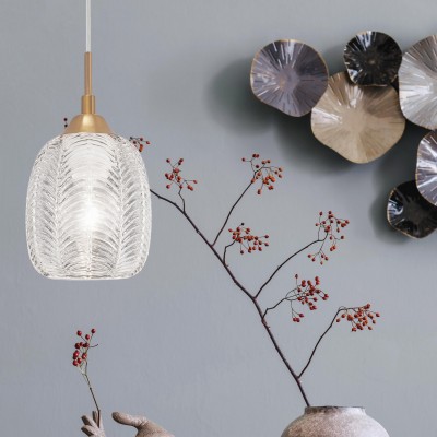 Martyn Modern Satin Textured Glass Pendant Light Martyn Modern Satin Textured Glass Pendant Light