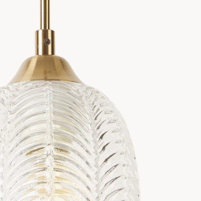 Martyn Modern Satin Textured Glass Pendant Light Martyn Modern Satin Textured Glass Pendant Light