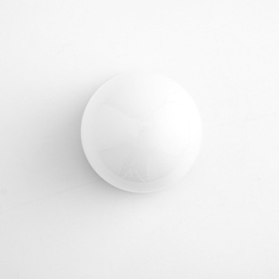 Grenney Minimalist Opal Globe Wood Wall Light Grenney Minimalist Opal Globe Wood Wall Light