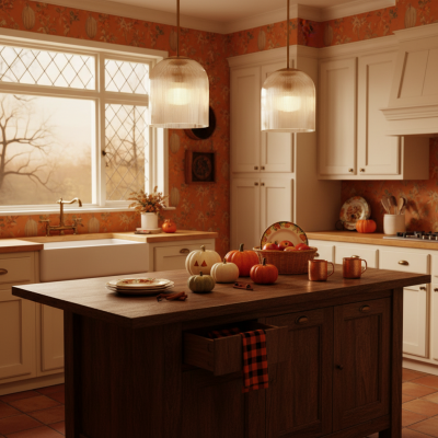 Alain Farmhouse Cooper Ribbed Glass Pendant Light Alain Farmhouse Cooper Ribbed Glass Pendant Light