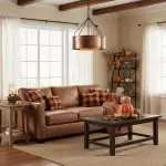 Ojaswi Rustic Bronze Industrial Pendant Light with Drum Shade