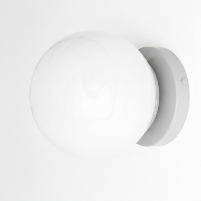Hoppen Modern Colorful Opal Glass Globe Wall Light Hoppen Modern Colorful Opal Glass Globe Wall Light