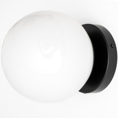 Hoppen Modern Colorful Opal Glass Globe Wall Light Hoppen Modern Colorful Opal Glass Globe Wall Light
