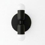 Campbell Modern Colorful Short Double Light Wall Light