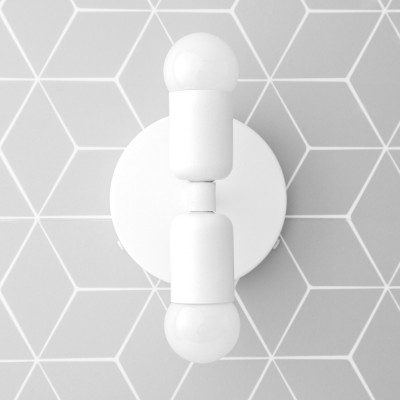 Campbell Modern Colorful Short Double Light Wall Light Campbell Modern Colorful Short Double Light Wall Light