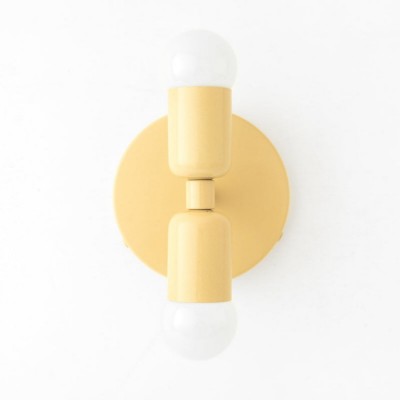 Campbell Modern Colorful Short Double Light Wall Light Campbell Modern Colorful Short Double Light Wall Light
