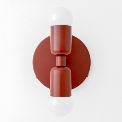 Campbell Modern Colorful Short Double Light Wall Light Campbell Modern Colorful Short Double Light Wall Light