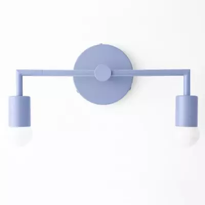 Uniacke Nordic Colorful 2-Light Right Angle Metal Wall Light Uniacke Nordic Colorful 2-Light Right Angle Metal Wall Light