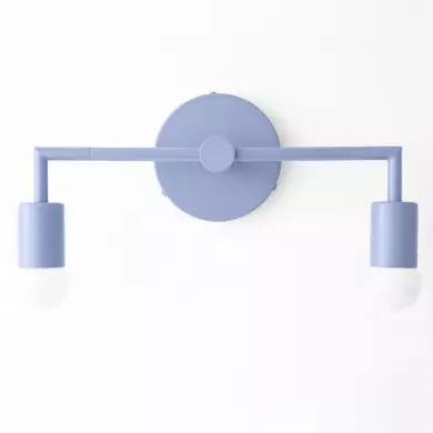 Uniacke Nordic Colorful 2-Light Right Angle Metal Wall Light Uniacke Nordic Colorful 2-Light Right Angle Metal Wall Light