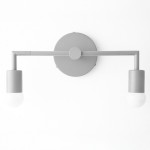 Uniacke Nordic Colorful 2-Light Right Angle Metal Wall Light