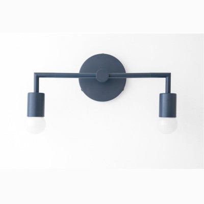 Uniacke Nordic Colorful 2-Light Right Angle Metal Wall Light Uniacke Nordic Colorful 2-Light Right Angle Metal Wall Light