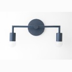 Uniacke Nordic Colorful 2-Light Right Angle Metal Wall Light