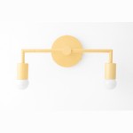 Uniacke Nordic Colorful 2-Light Right Angle Metal Wall Light