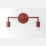 Uniacke Nordic Colorful 2-Light Right Angle Metal Wall Light