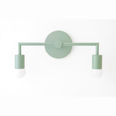 Uniacke Nordic Colorful 2-Light Right Angle Metal Wall Light Uniacke Nordic Colorful 2-Light Right Angle Metal Wall Light