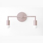 Uniacke Nordic Colorful 2-Light Right Angle Metal Wall Light
