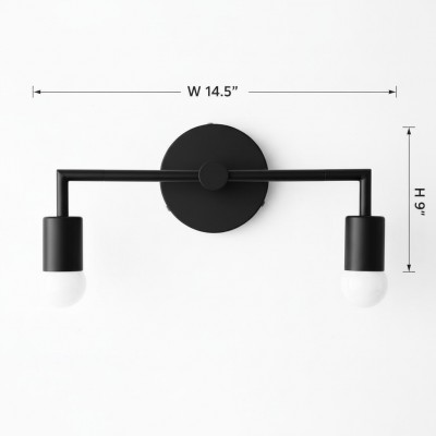 Uniacke Nordic Colorful 2-Light Right Angle Metal Wall Light Uniacke Nordic Colorful 2-Light Right Angle Metal Wall Light