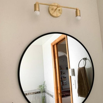 Bernerd Vintage 2-Light Brass Wall Light Bernerd Vintage 2-Light Brass Wall Light