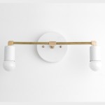 Bernerd Vintage 2-Light Brass Wall Light