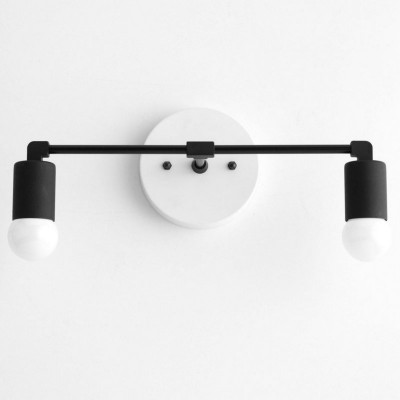Bernerd Vintage 2-Light Brass Wall Light Bernerd Vintage 2-Light Brass Wall Light