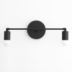 Bernerd Vintage 2-Light Brass Wall Light