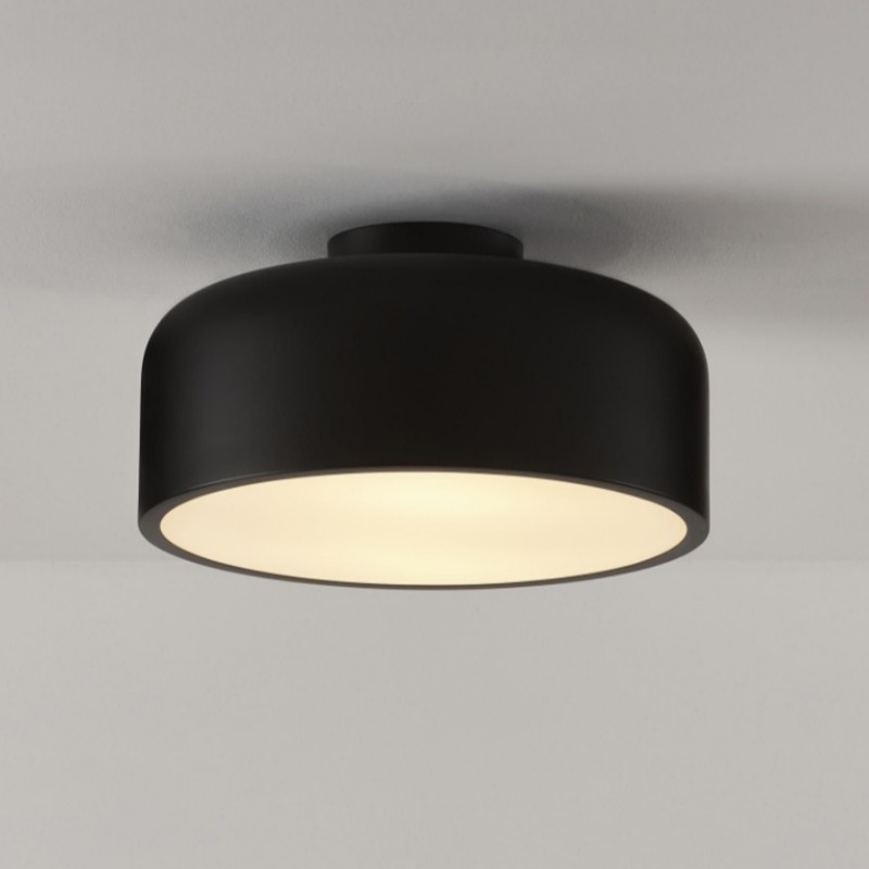 Dixon Modern Powder-coated Metal Round Flush Mount Ceiling Light