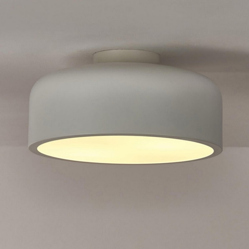 Dixon Modern Powder-coated Metal Round Flush Mount Ceiling Light