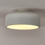 Dixon Modern Powder-coated Metal Round Flush Mount Ceiling Light