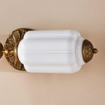 Hartnell Retro Colorful Art Deco Glass Eloise Wall Light