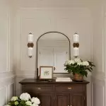 Hartnell Retro Colorful Art Deco Glass Eloise Wall Light