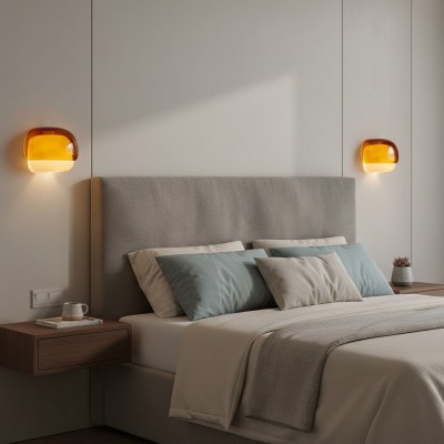 Norman Modern Colorful Layered Glass Wall Light Norman Modern Colorful Layered Glass Wall Light