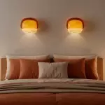 Norman Modern Colorful Layered Glass Wall Light