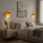 Norman Modern Colorful Layered Glass Wall Light