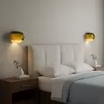 Norman Modern Colorful Layered Glass Wall Light