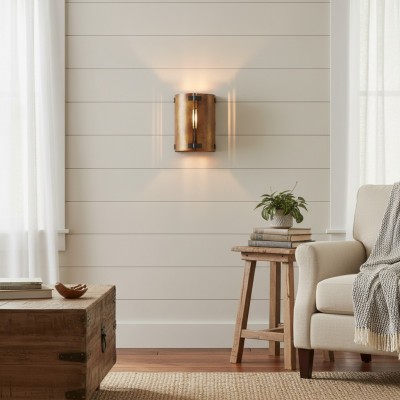 Zoe Industrial Rustic Bronze Cylindrical Metal Wall Sconce Zoe Industrial Rustic Bronze Cylindrical Metal Wall Sconce