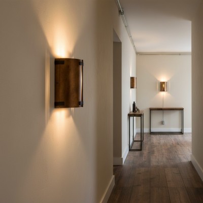 Zoe Industrial Rustic Bronze Cylindrical Metal Wall Sconce Zoe Industrial Rustic Bronze Cylindrical Metal Wall Sconce