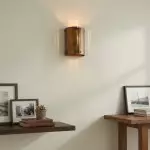 Zoe Industrial Rustic Bronze Cylindrical Metal Wall Sconce