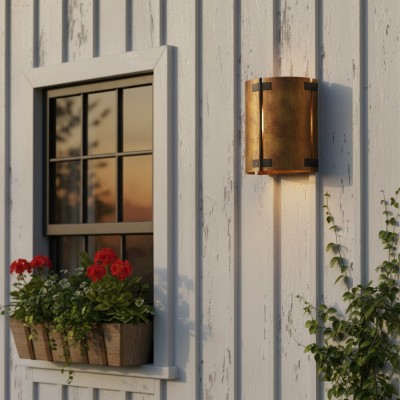 Zoe Industrial Rustic Bronze Cylindrical Metal Wall Sconce Zoe Industrial Rustic Bronze Cylindrical Metal Wall Sconce