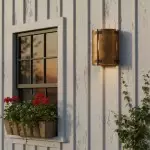 Zoe Industrial Rustic Bronze Cylindrical Metal Wall Sconce