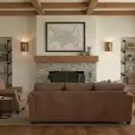 Zoe Industrial Rustic Bronze Cylindrical Metal Wall Sconce