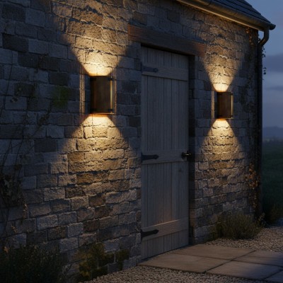 Zoe Industrial Rustic Bronze Cylindrical Metal Wall Sconce Zoe Industrial Rustic Bronze Cylindrical Metal Wall Sconce