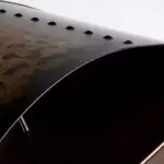 Sharon Industrial Textured Curve Brass Wall Light