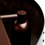 Sharon Industrial Textured Curve Brass Wall Light