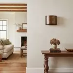 Sharon Industrial Textured Curve Brass Wall Light