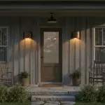 Sharon Industrial Textured Curve Brass Wall Light