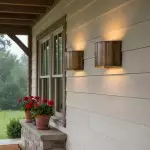 Sharon Industrial Textured Curve Brass Wall Light